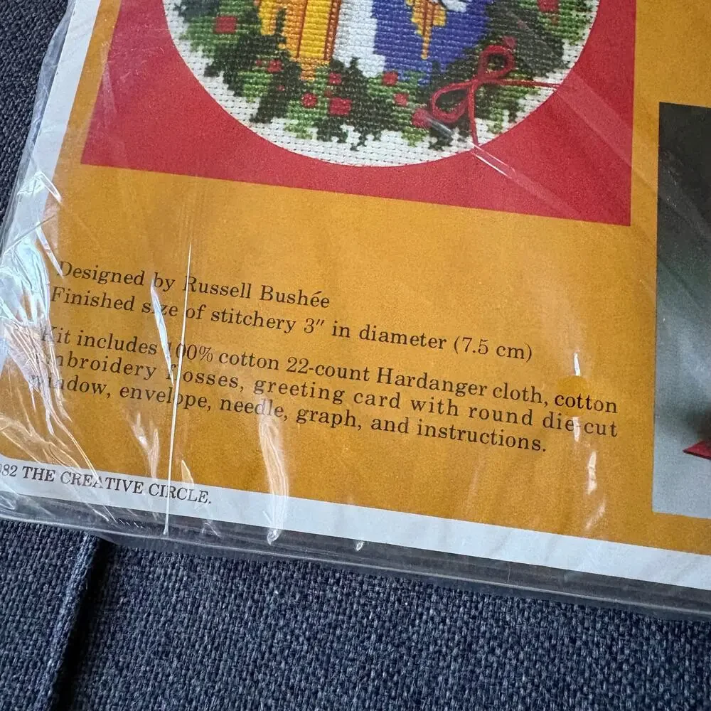 Enchanted Unicorn Vintage Counted Cross Stitch Kit by The Creative Circle - 1982